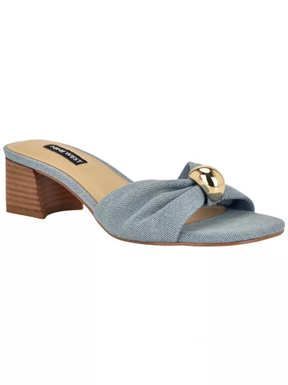 Nine West Gerry Denim Sandal
Size 8.5